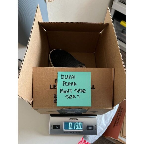 Olukai Pehuea Slip On Casual Shoe Pavement Gray AMPUTEE RIGHT SHOE Womens Size 7 - Picture 9 of 9